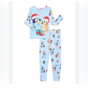BLUEY CHRISTMAS TODDLER SNUG FIT TOP AND PANTS PAJAMAS